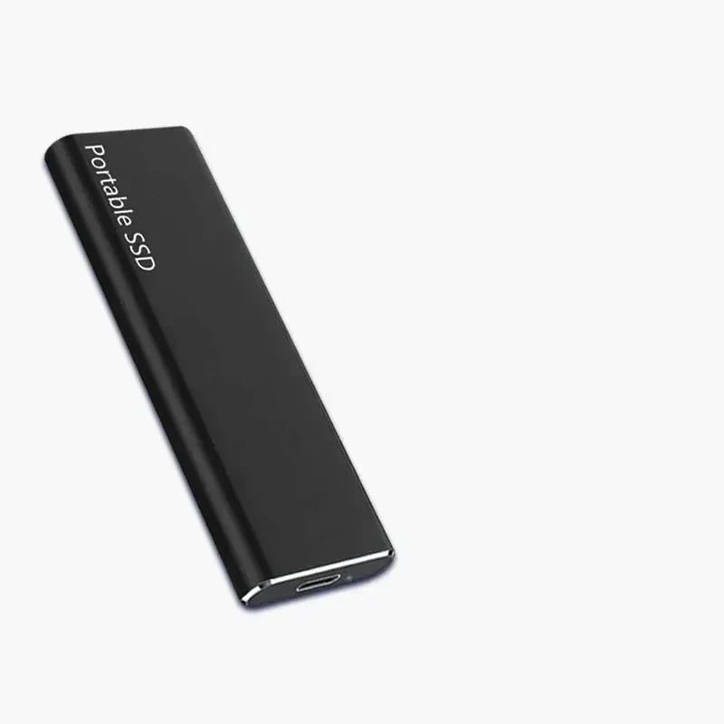 Portable Aluminum Enclosure External Solid State Drive USB-C Connectivity