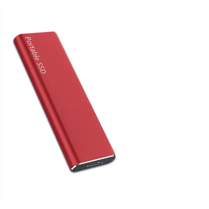 Portable Aluminum Enclosure External Solid State Drive USB-C Connectivity