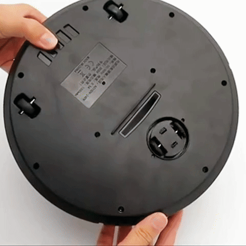 Automatischer Saug- und Wischroboter mit Sensoren für mehrere Oberflächen und USB-Ladestation