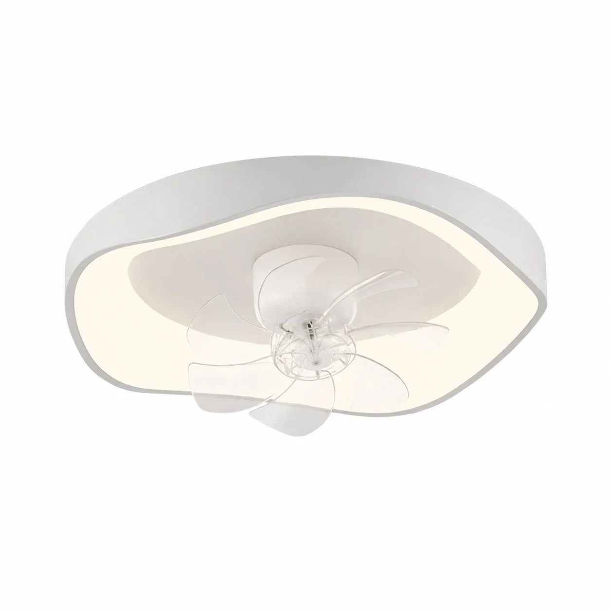 Full Spectrum Eye-Care Ceiling Fan Light — Compact Low Profile Design