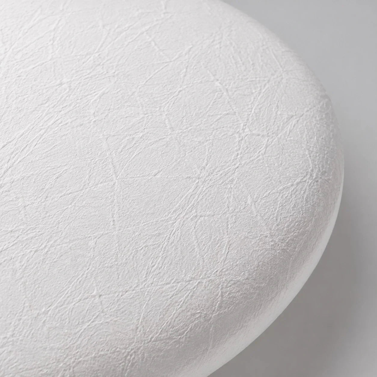 Round LED Ceiling Light French Cream Flush Mount Design