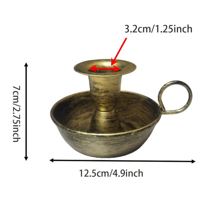 Timeless Nordic-Style Cast Iron Candle Stand | ribuella