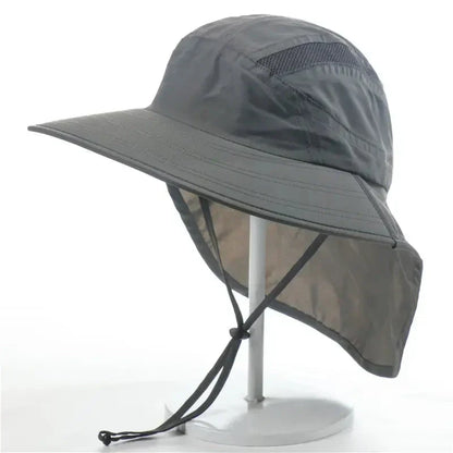 Ultimate Sun Shield Hat with Neck Coverage – Wide Brim Design | ribuella