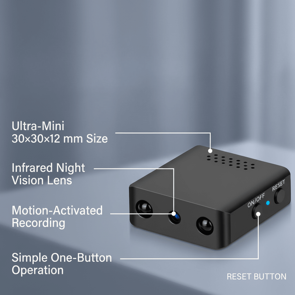 Surveillance Cam - HD Video with Night Vision - Battery Powered - Securino | ribuella