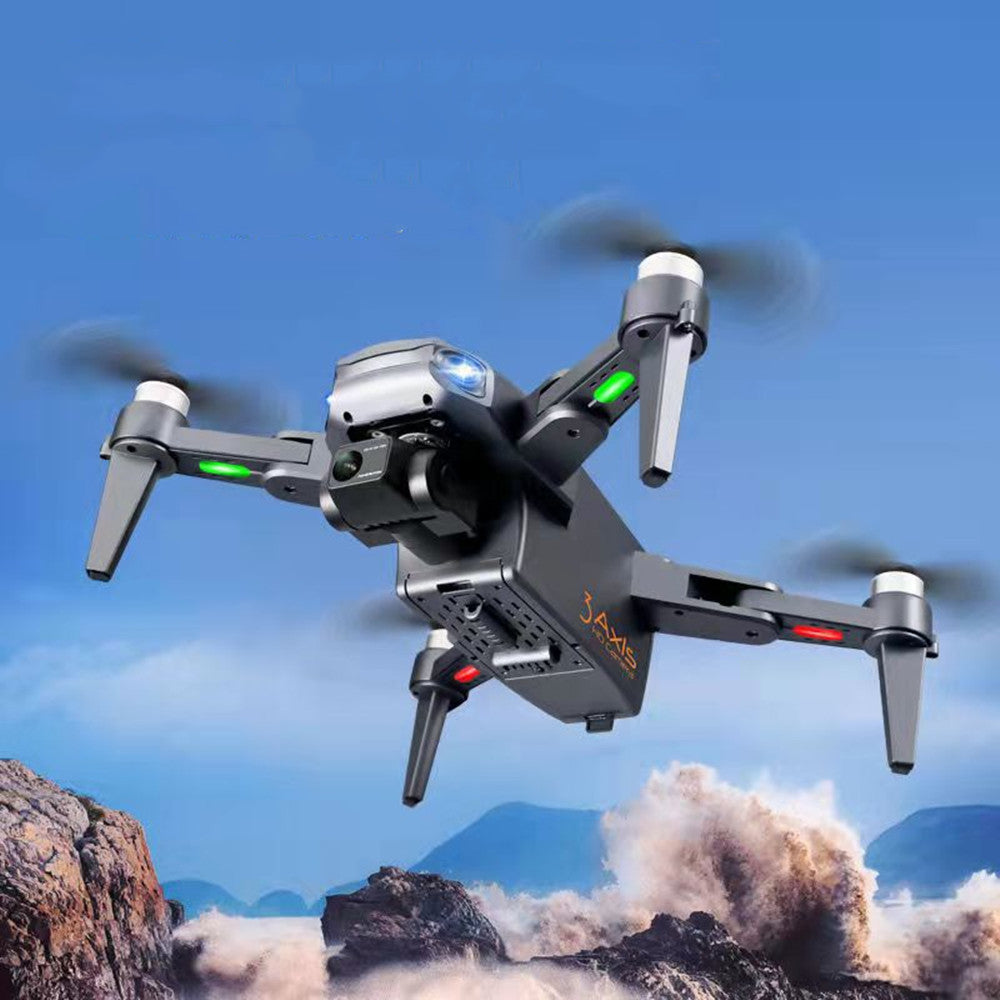 רחפן מצלמה GPS ברזולוציית 8K – קוואדקופטר מתקפל, גימבל בעל 3 צירים, נייד
