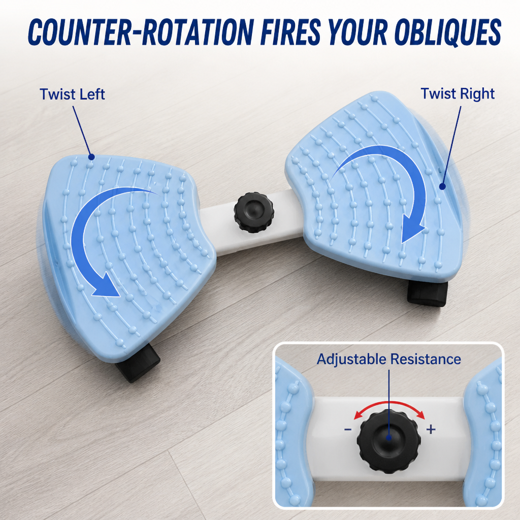 SilentPro | Whittle Away Your Muffin Top Without Straining Knees or Noisy Exercises | ribuella