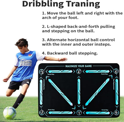 Training Mat for Soccer Skills Development – Ball Control & Speed | ribuella
