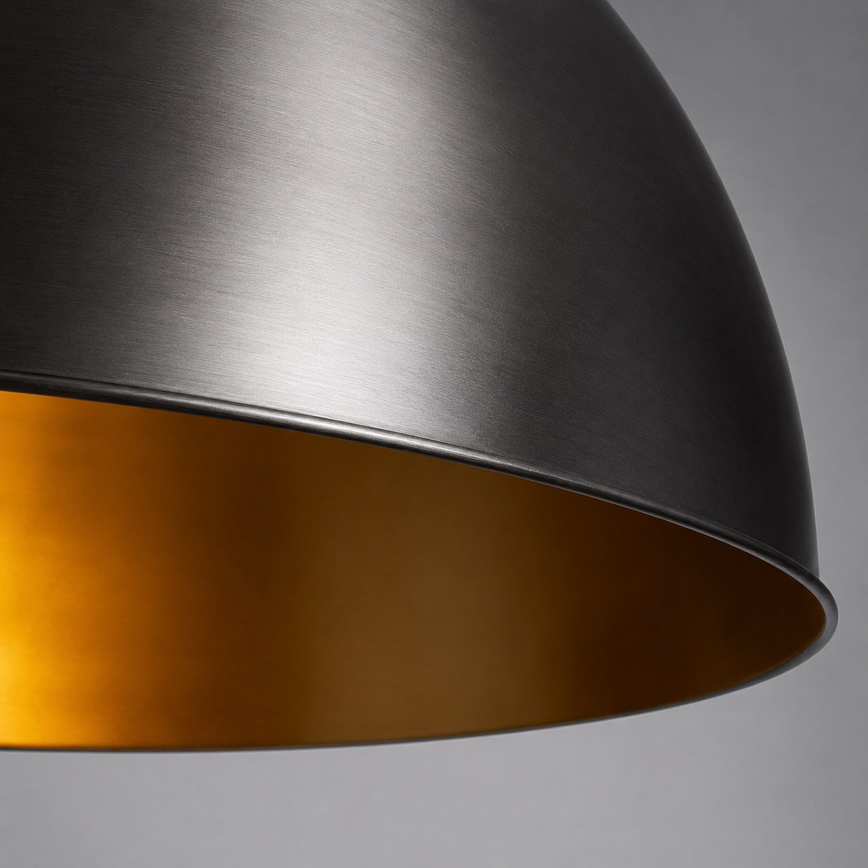 Large Modern Bronze Dome Pendant Light Adjustable Metal Hanging Fixture for Kitchen Island Dining Room | ribuella