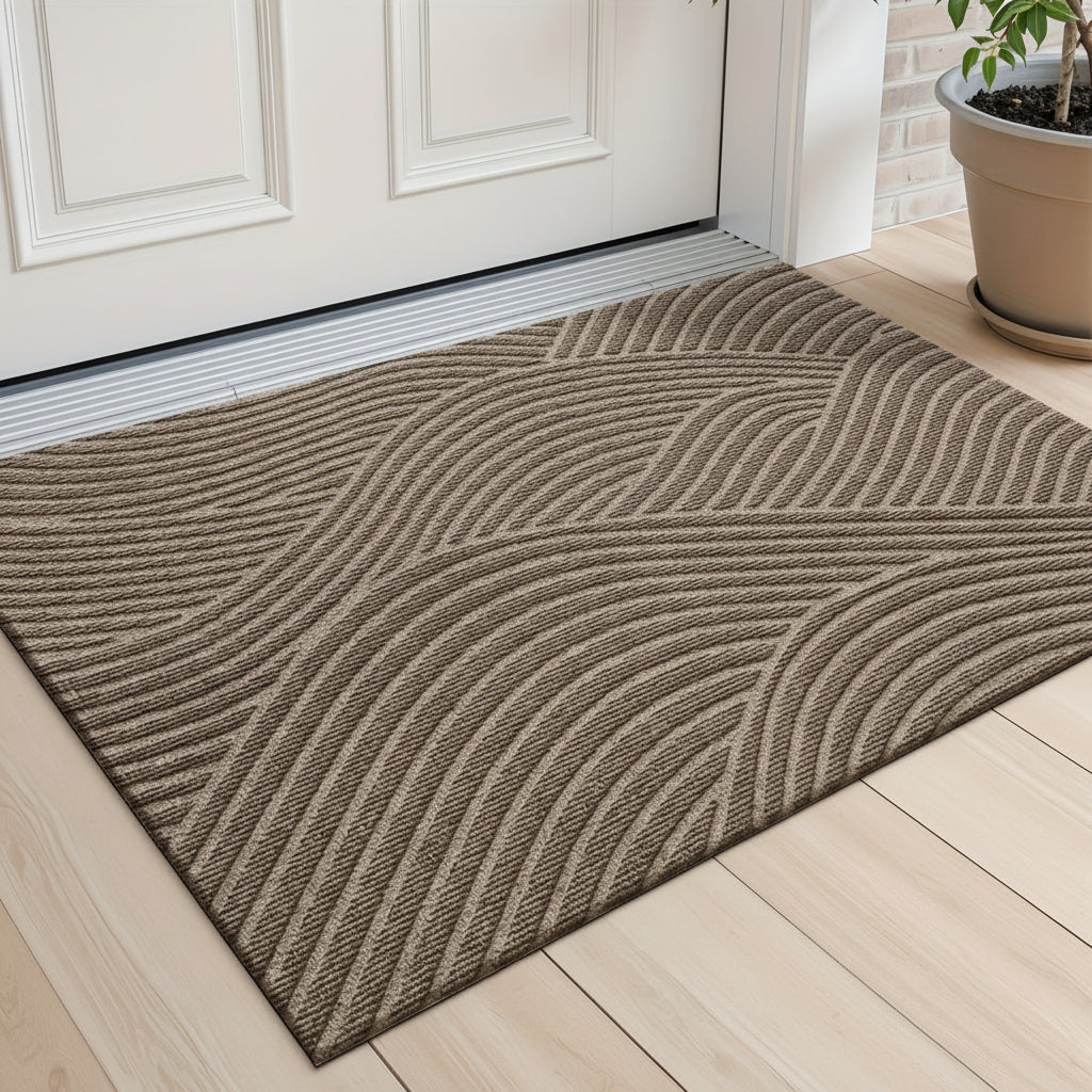 Stylish Non-Slip Geometric Entryway Mat for Your Home | ribuella