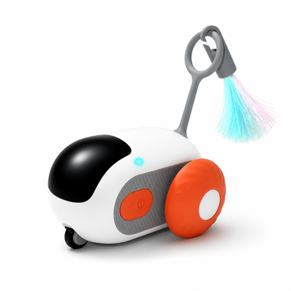 Self-Activated USB-C Rechargeable Motorized Cat Chase Toy | ribuella
