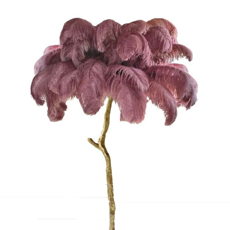 O'Moore Ostrich Feather Floor And Table Lamp Nordic Luxury