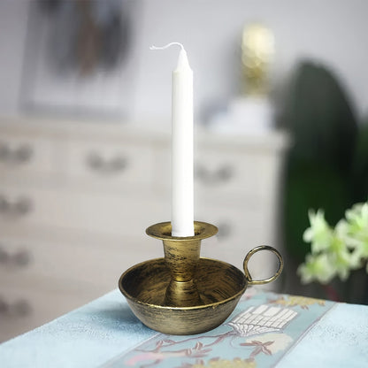 Timeless Nordic-Style Cast Iron Candle Stand | ribuella