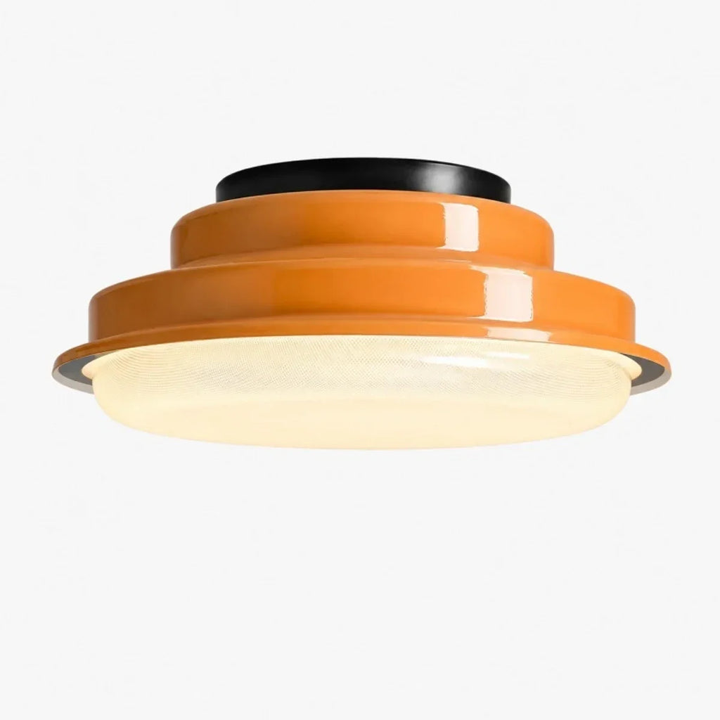 Retro Flush Mount Ceiling Light - Full Spectrum Ra 97 Color Accuracy
