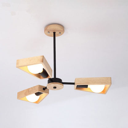 Timber Sputnik Pendant Light Fixture | ribuella
