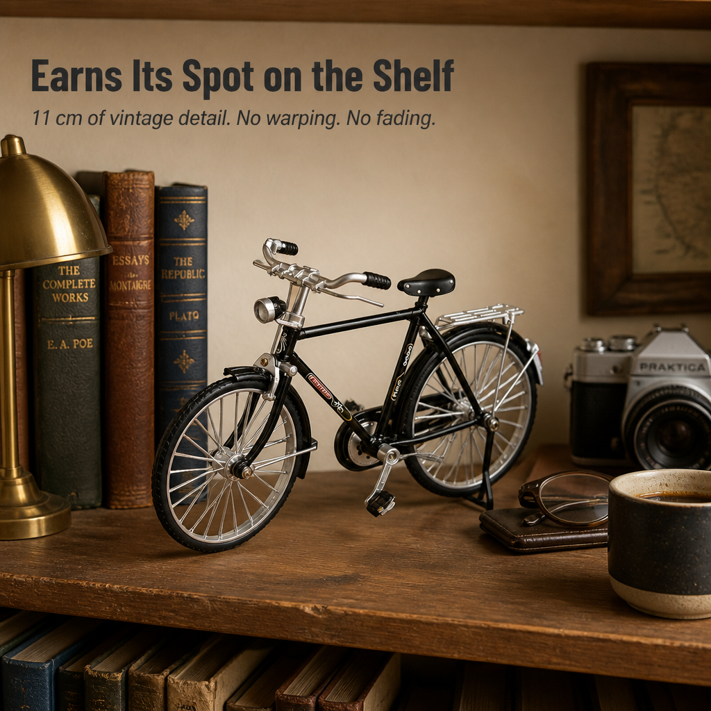RetroMotive | Assemble a Functional 1:10 Classic Bicycle from 51 Alloy Components | ribuella