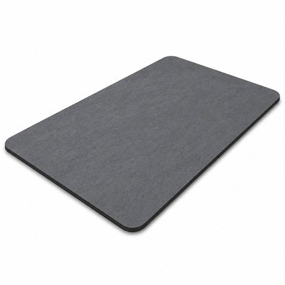 Ultra-Absorbent Quick-Dry Diatomite Bath Mat (Non-Slip Base) | ribuella