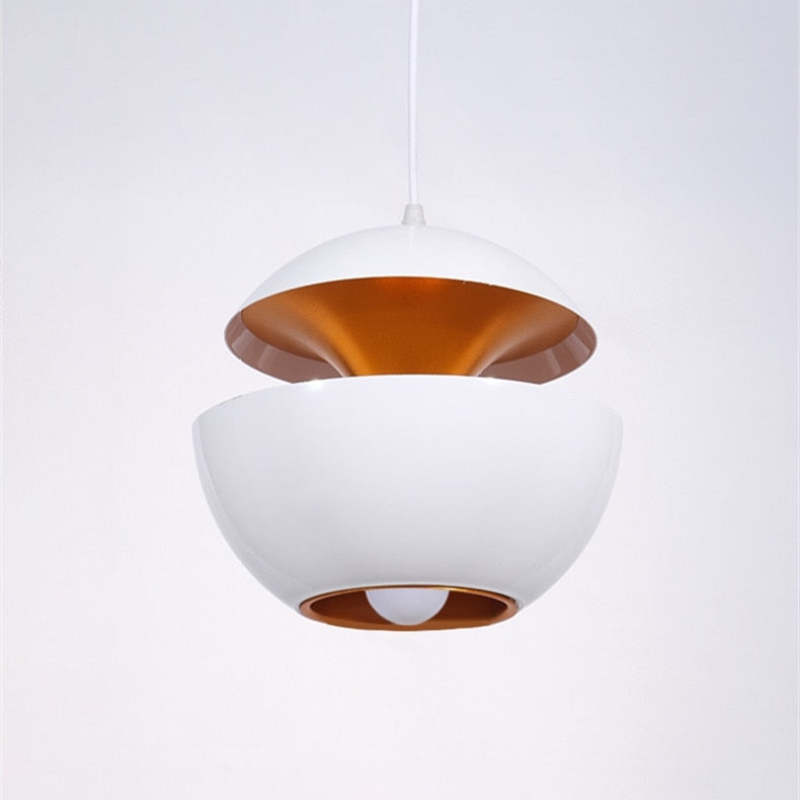 LumaNova svartvit LED-pendellampa med elegant silhuett
