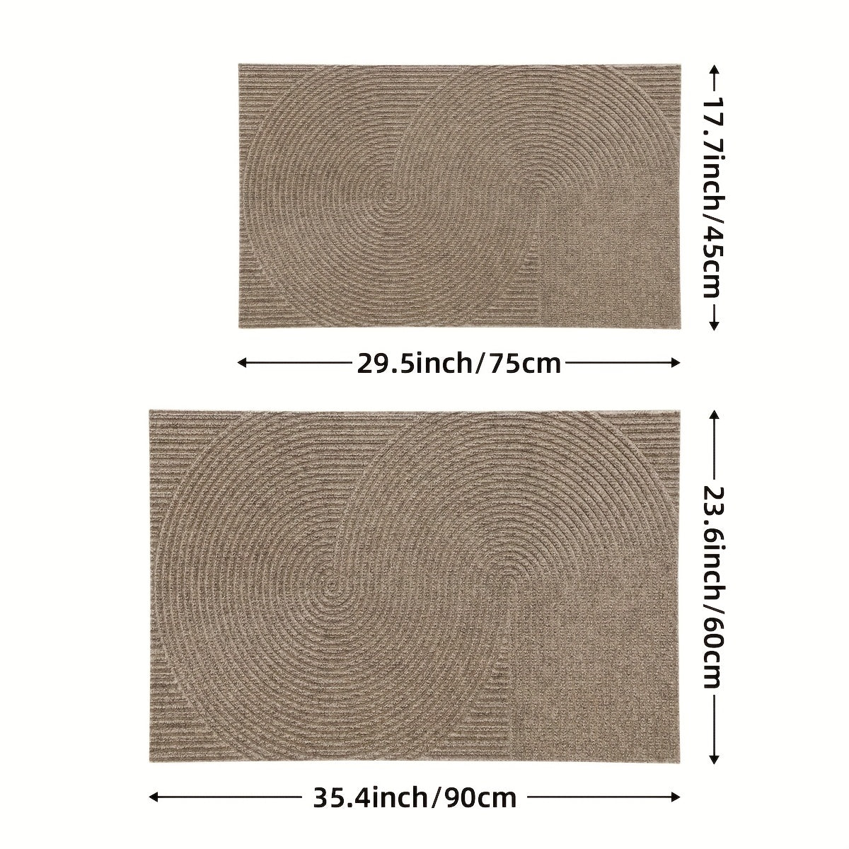 Stylish Non-Slip Geometric Entryway Mat for Your Home | ribuella