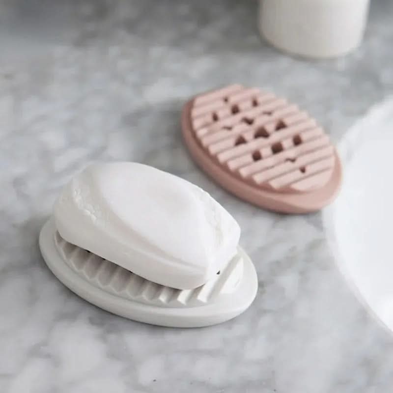 Silicone Soap Holder and Dish for Easy Draining | ribuella