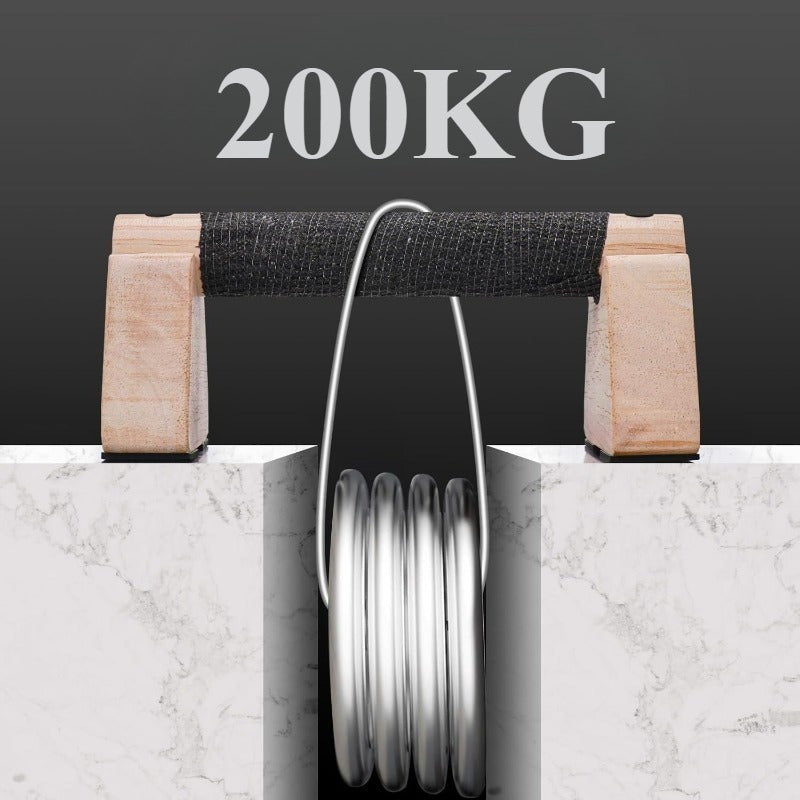 Sturdy Wood Push-Up Bars for Effective Home Workouts | ribuella