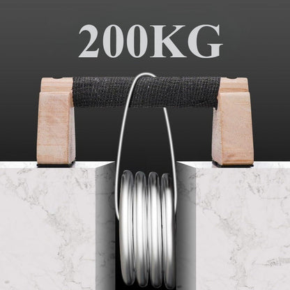 Sturdy Wood Push-Up Bars for Effective Home Workouts | ribuella