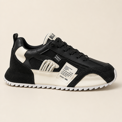 StridePro – Heritage Retro Runner Sneakers with Mesh & Suede Blend | ribuella