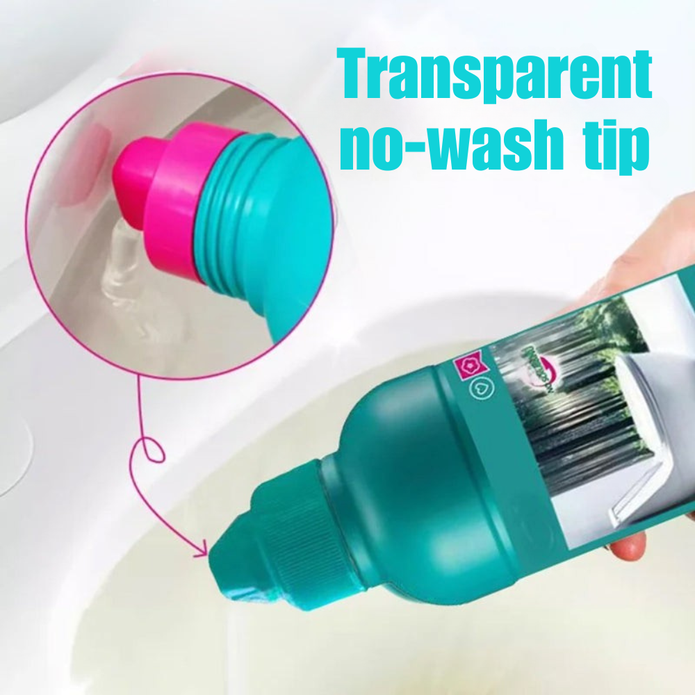 Scented Toilet Cleaning Gel - Adhesive Gel Formula - Precise Nozzle - ForestFresh | ribuella