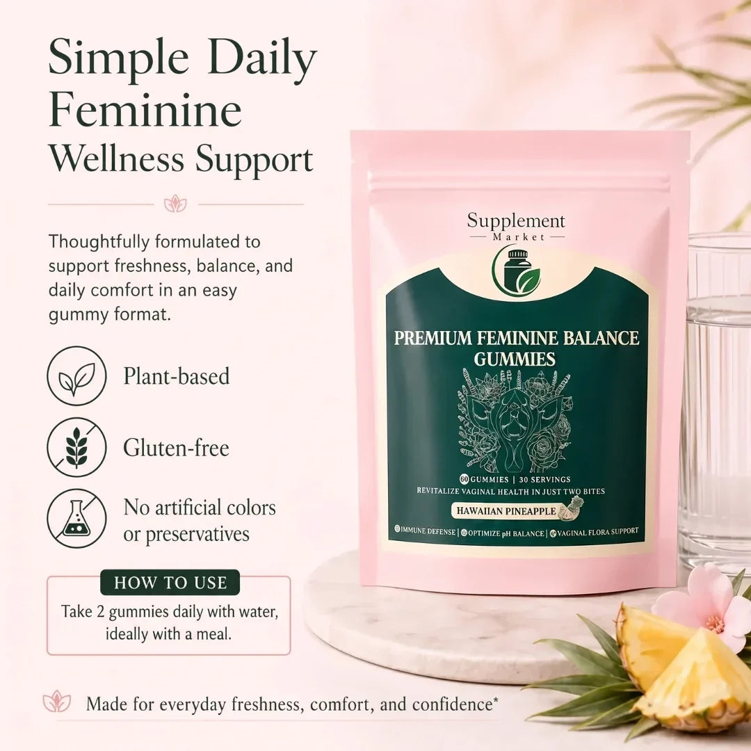 Caramelle gommose per l'equilibrio femminile – supporto quotidiano del pH, della flora e della freschezza