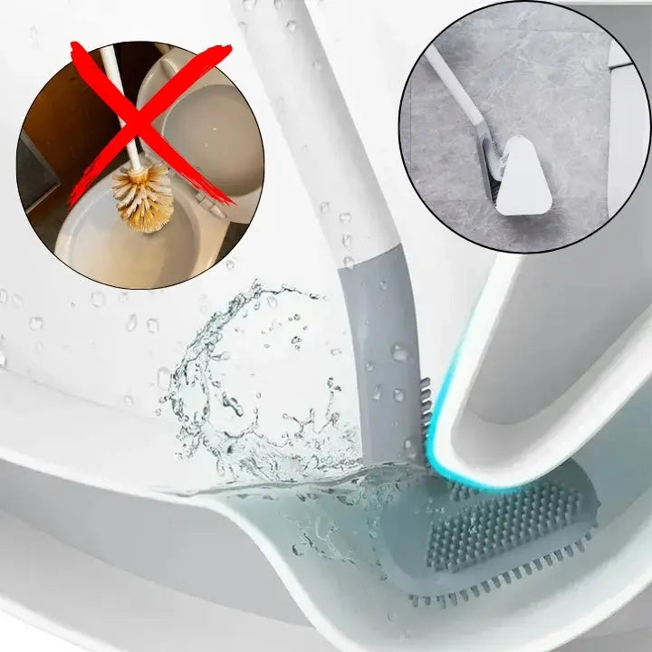 Silicone Toilet Scrubber - Clean Itself Hygienically - Resists Odors - HygieniCore | ribuella