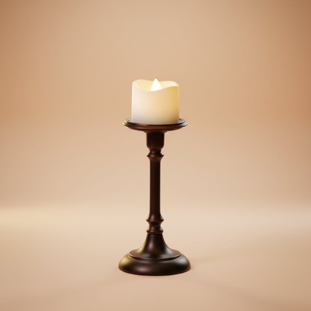 Elemmel működő, láng nélküli LED-mécsesek Halloweenre, pislákoló meleg fénnyel