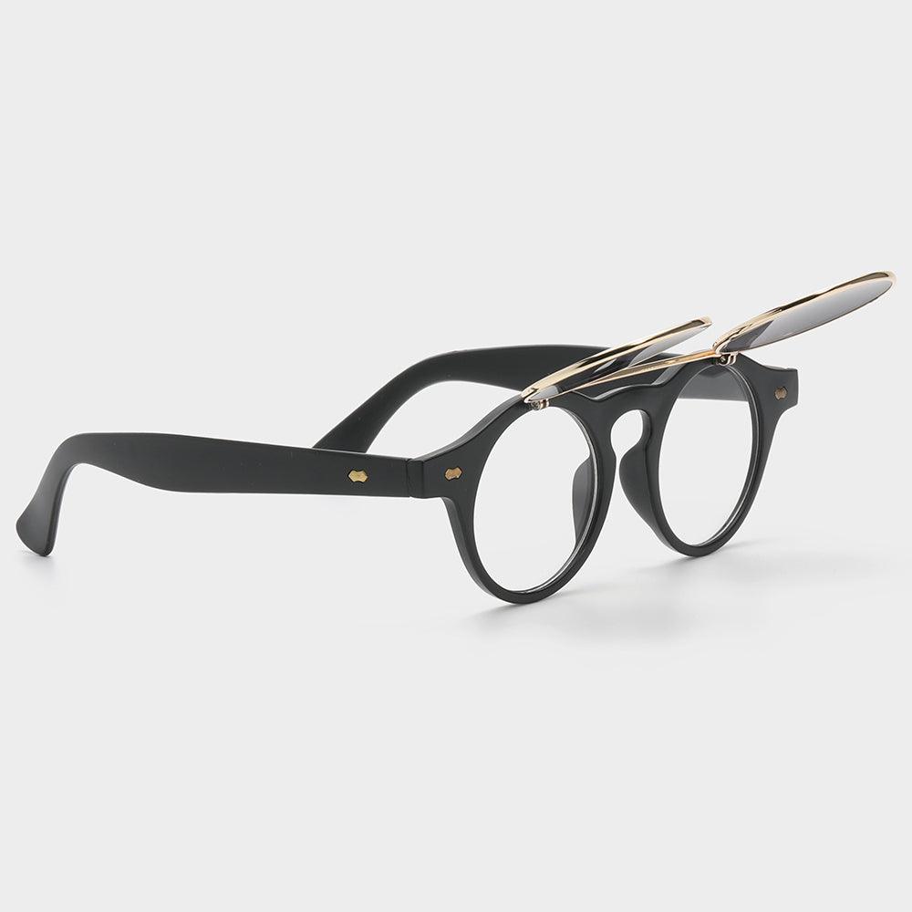 Dual Lens Flip-Up Sunglasses, Tinted and Clear Lenses