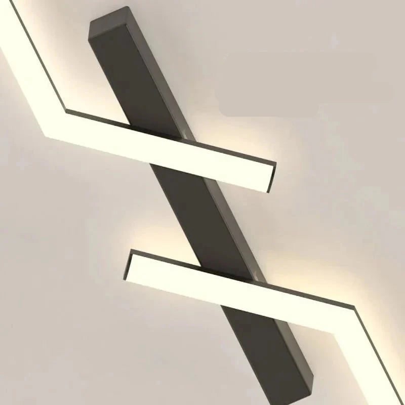 Linear LED Ceiling Light, Flush Mount, Dimmable Remote Control