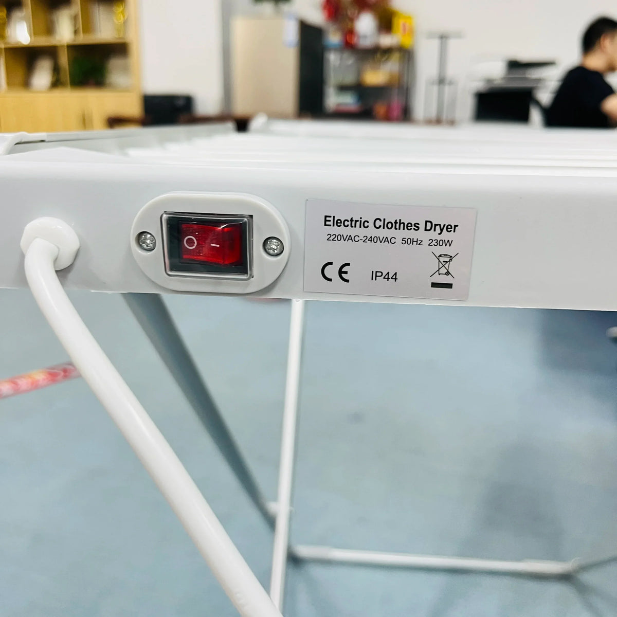 Heated Clothes Dryer — Electric Foldable Rack, Energy Efficient Bars, Quick Dry