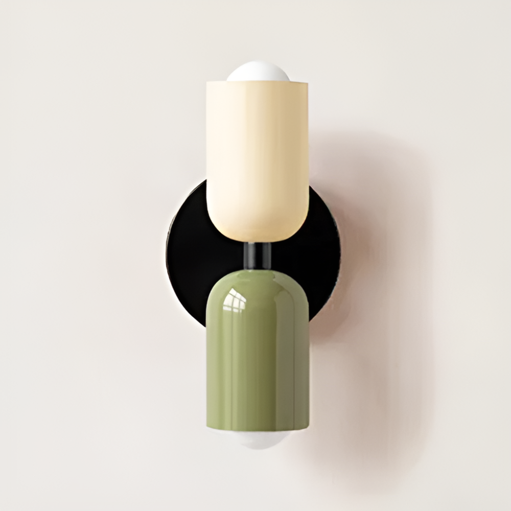 Moderne LED-væglampe med dobbelt lysdesign, slank tovejs accentbelysning