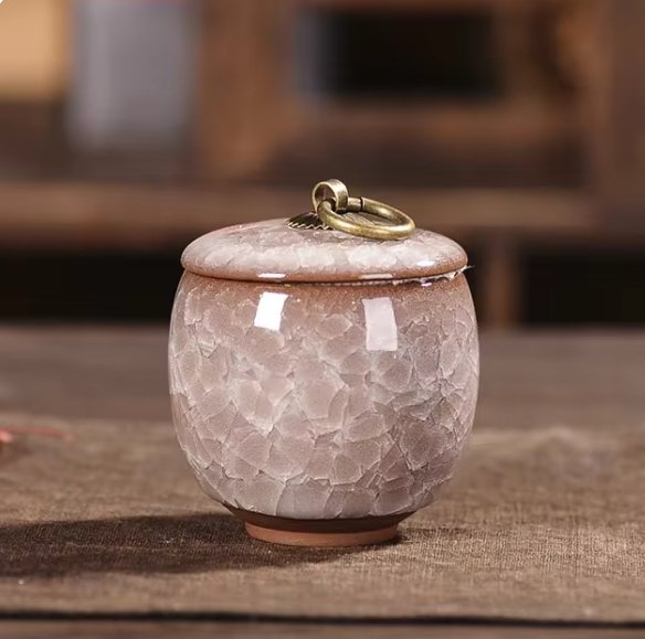 FureverRest Handmade Ceramic Keepsake Pet Urn Memorial Vessel