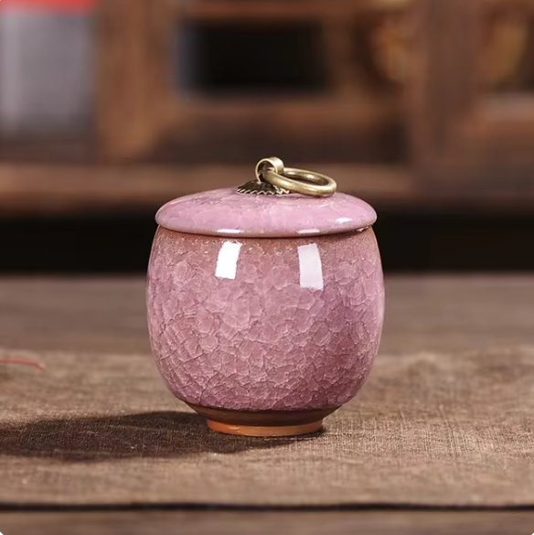 FureverRest Handmade Ceramic Keepsake Pet Urn Memorial Vessel