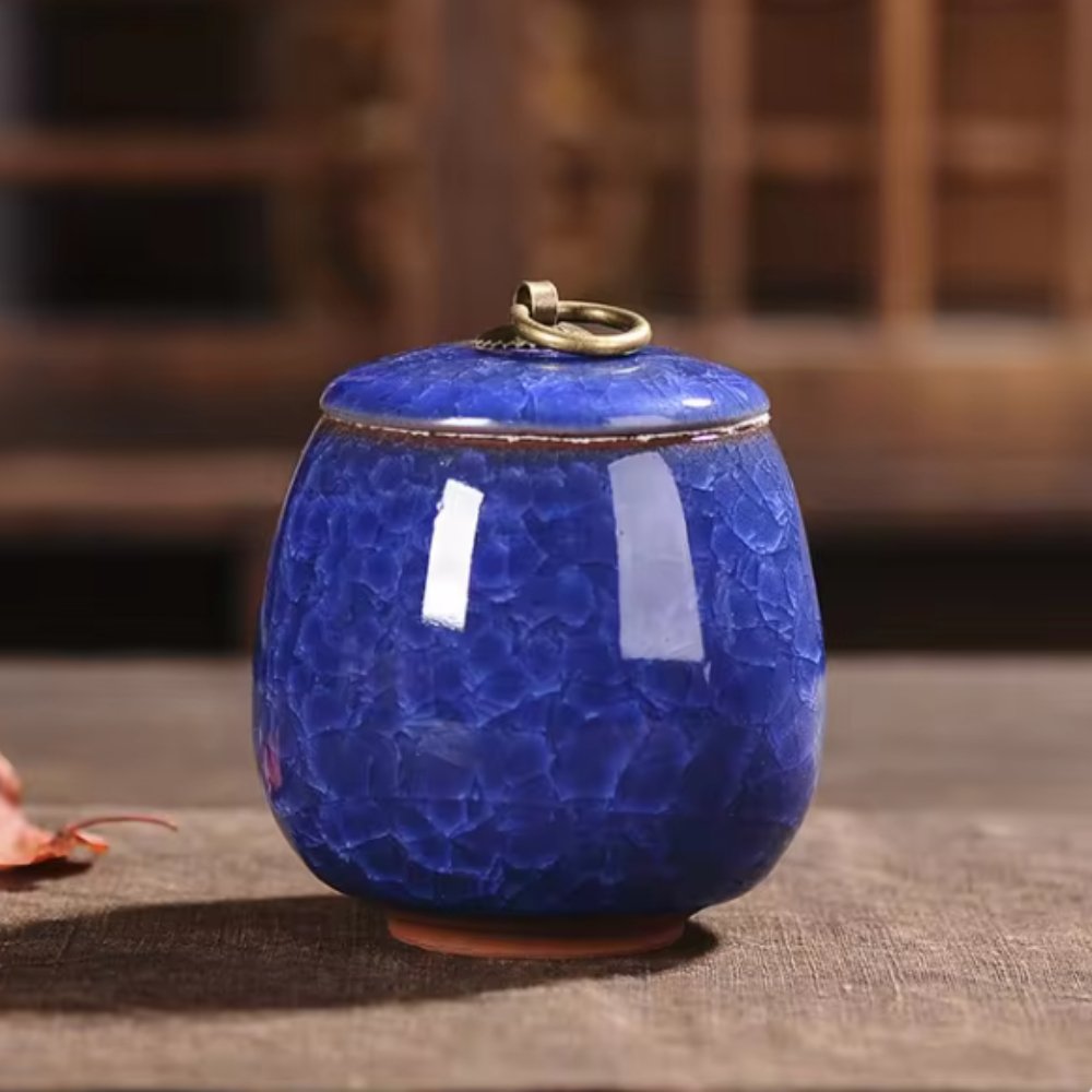 FureverRest Handmade Ceramic Keepsake Pet Urn Memorial Vessel