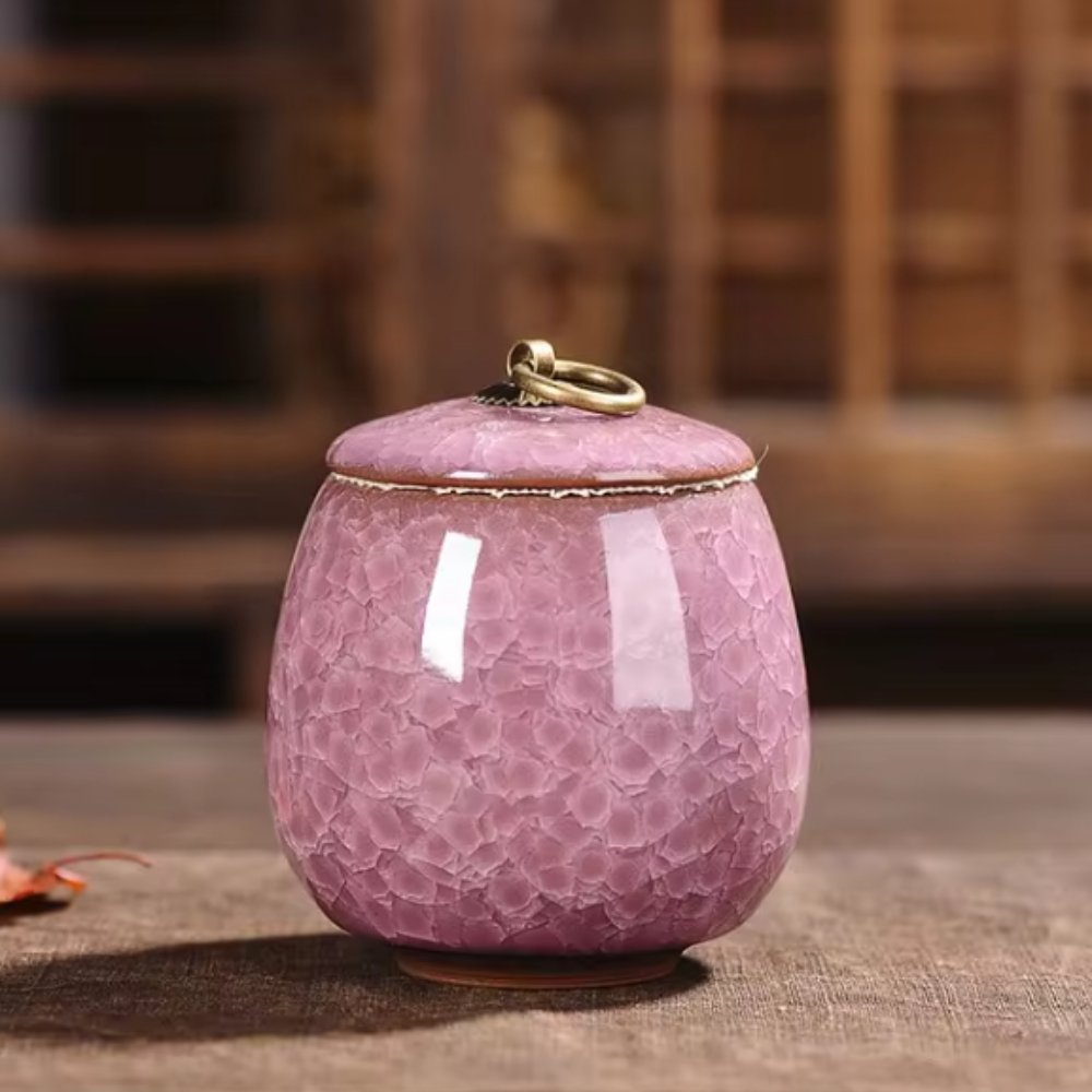 FureverRest Handmade Ceramic Keepsake Pet Urn Memorial Vessel