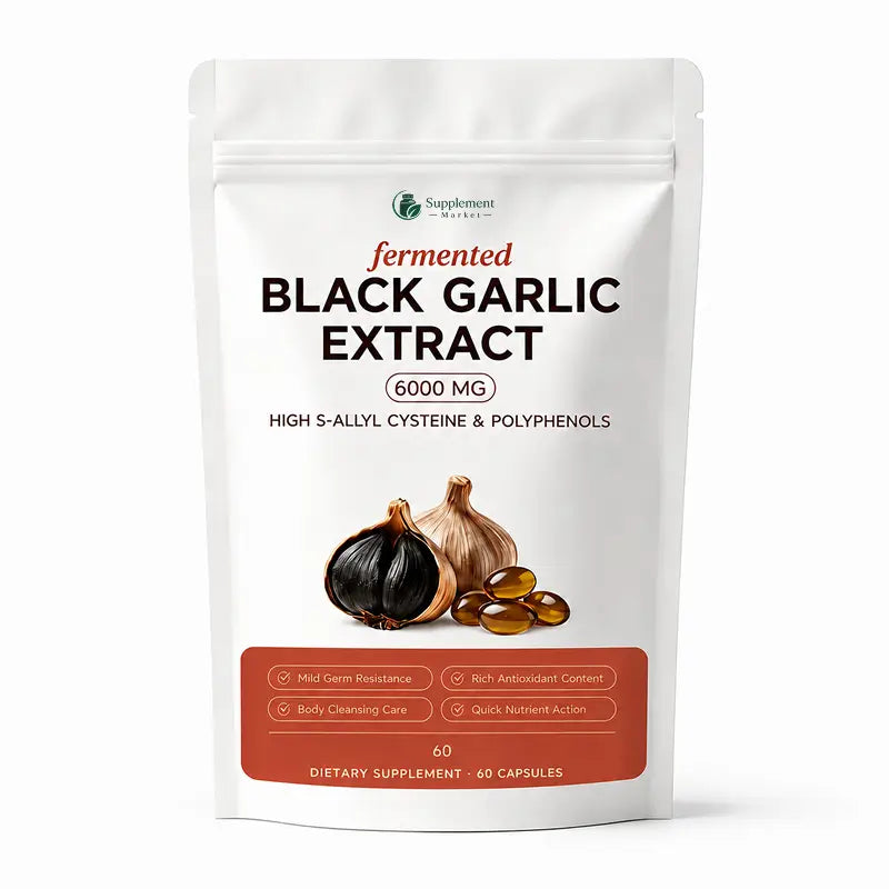 دعم الهضم ومضادات الأكسدة بمستخلص الثوم الأسود المخمّر المعتّق