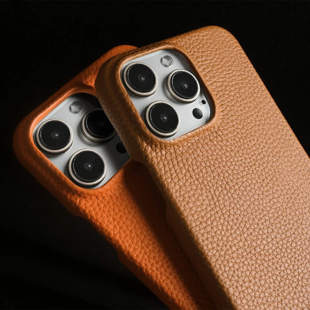 Genuine Leather Crossbody Phone Case With Hands Free Design
