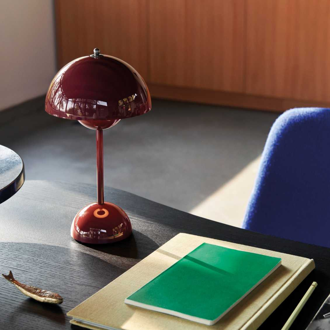Stolní lampa v retro stylu – bezdrátová se 3 nastavitelnými úrovněmi jasu | ribuella
