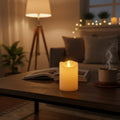 Halloween Battery Powered LED Candles — Flickering Flame, Wavy Edge Design