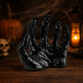 Halloween-i gótikus, hátborzongató kéz alakú fali gyertyatartó