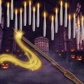 Halloween Remote Control Battery Operated LED Taper Candles Floating Hanging