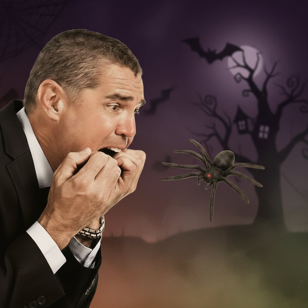 Puinen hämähäkkipilalaatikko, säikytysmekanismi, Halloween-yllätyslahja
