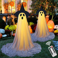 Φουσκωτή διακόσμηση Halloween σε σχήμα φαντάσματος, ύψους 50 Inch, με θερμό φωτισμό LED