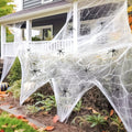 Halloween-i óriáspókháló-dekoráció - nyújtható pókháló, műpókok, 200 négyzetláb lefedettség