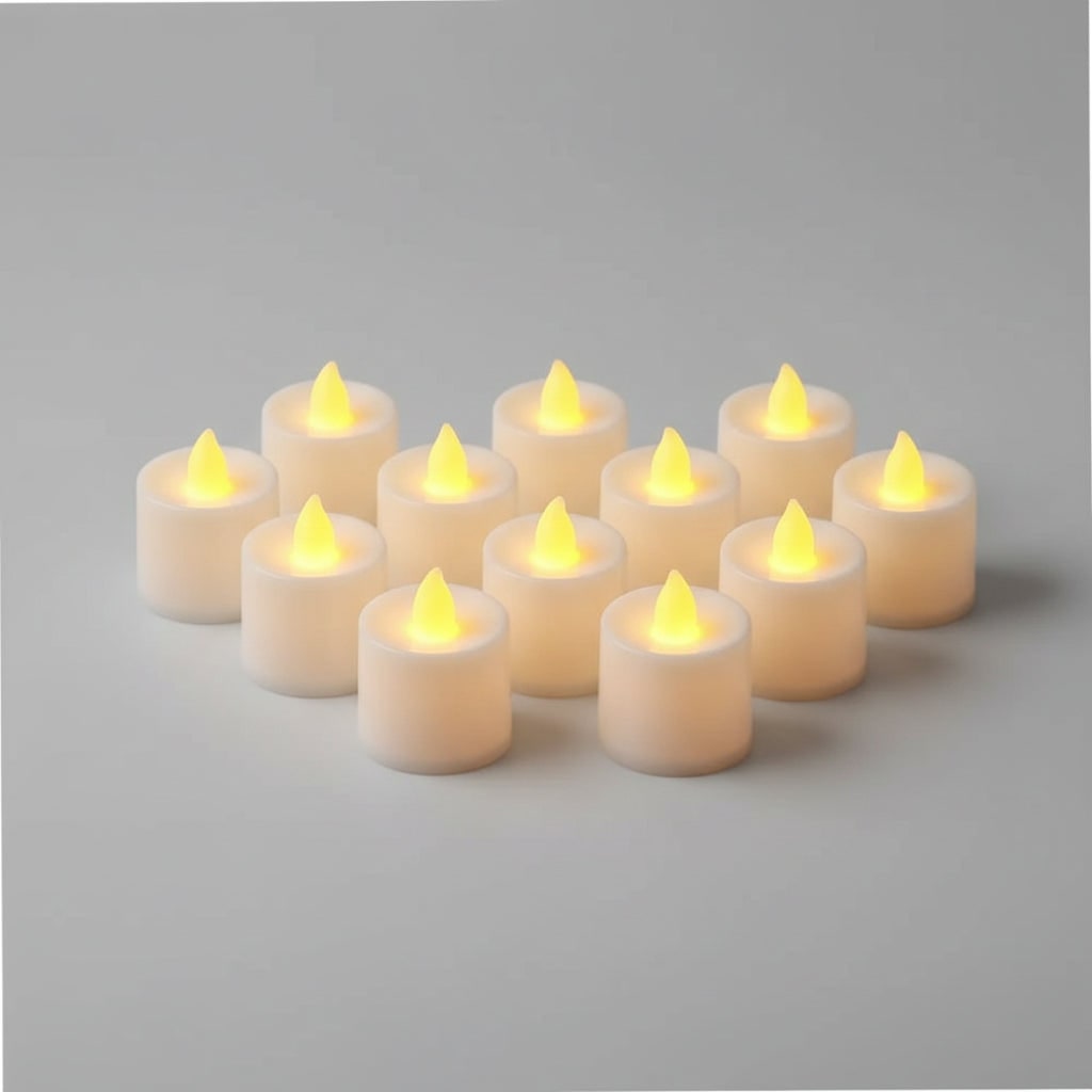Halloween Fake LED Candles - Battery Operated Flickering Glow