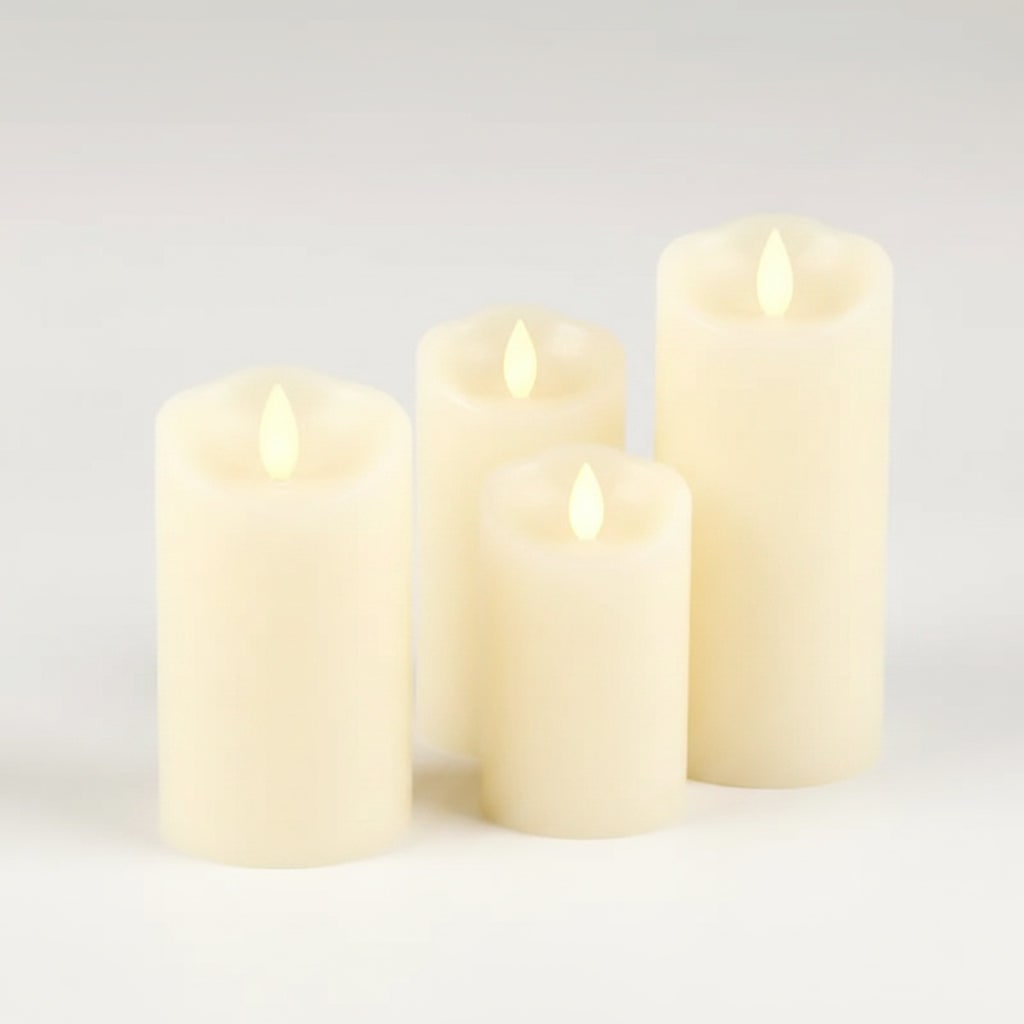 Halloween Fake LED Candles - Battery Operated Flickering Glow