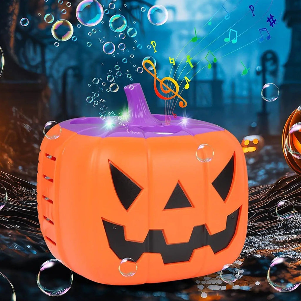 Halloween tökbuborékgép — automatikus fúvóval, LED-fényekkel, 15 lyukú fúvókával